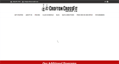 Desktop Screenshot of croftoncrossfit.com
