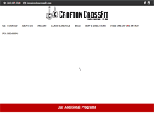 Tablet Screenshot of croftoncrossfit.com